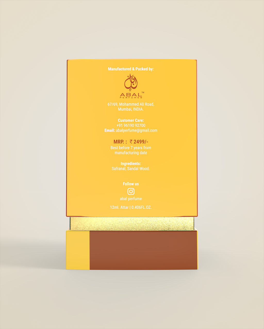 Saffron Musk-PREMIUM  ATTAR